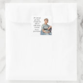 Sticker Carré Jane Austen Emma cite (Sac)