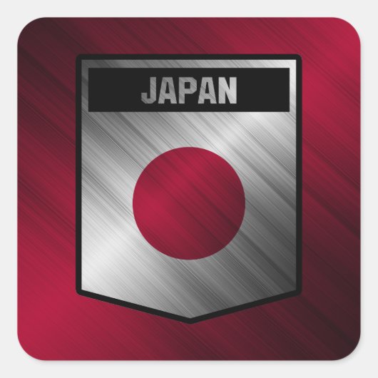 Sticker Carré Japon (Devant)