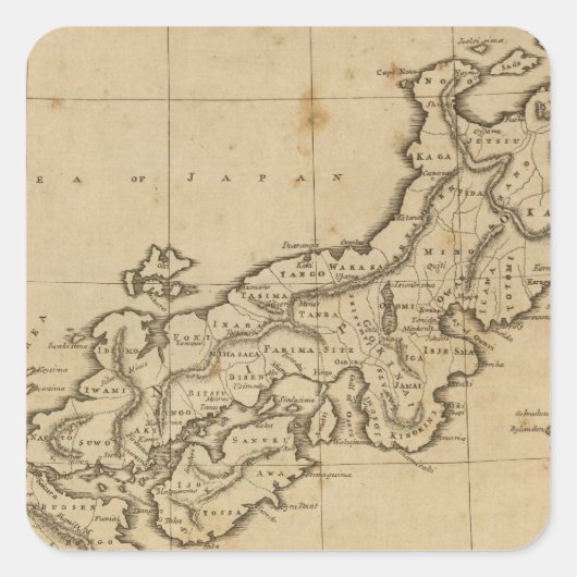 Sticker Carré Japon (Devant)