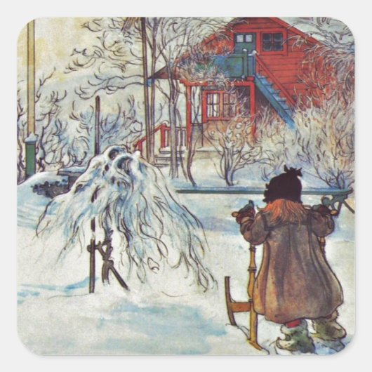 Sticker Carré Jardin avant et salle de lavage (Devant)