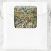 Sticker Carré Jardin des délices terrestres, 1490-1500 (Sac)