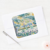 Sticker Carré Jardin du peintre à Saint Clair (Enveloppe)