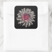 Sticker Carré Jardin Fleurs No 91 Version couleur (Sac)