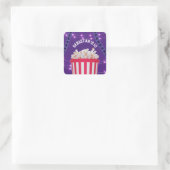 Sticker Carré Jardin Popcorn Bucket (Sac)
