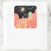 Sticker Carré Jardin rose 2014 (Sac)