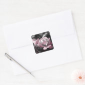 Sticker Carré Jardin rose rose (Enveloppe)