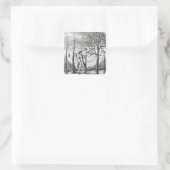 Sticker Carré Jardinage et Maladies Plantes (Sac)