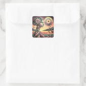 Sticker Carré Jasmine (Sac)