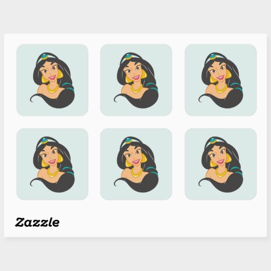 Sticker Carré Jasmine (Feuille)