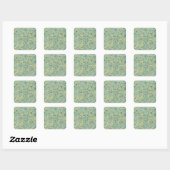 Sticker Carré Jasmine by William Morris (Feuille)