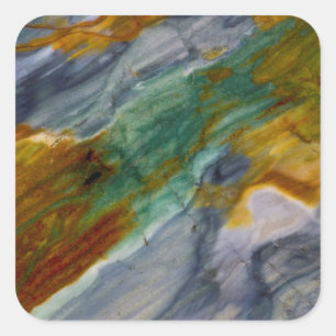 Sticker Carré Jasper Piute coloré