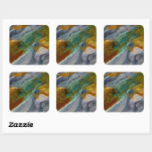 Sticker Carré Jasper Piute coloré (Feuille)