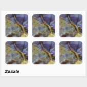 Sticker Carré Jasper violet (Feuille)