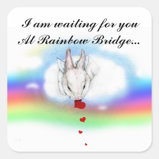 STICKER CARRÉ J'ATTENDS... (Devant)