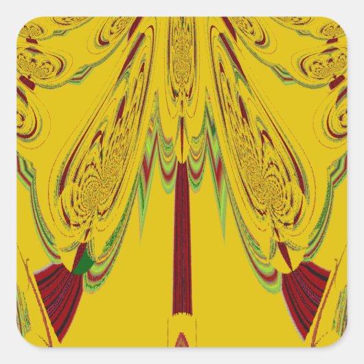 Sticker Carré jaune (Devant)