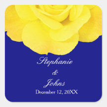 Jaune Rose Marine Bleu Floral Mariage Cool unique