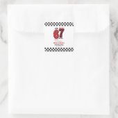 Sticker Carré J'avais 6 ans, maintenant j'en ai 7 – Anniversaire (Sac)