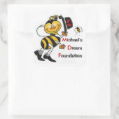 Sticker Carré Jazzy Dream Bee (Sac)