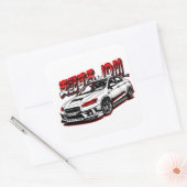 Sticker Carré JDM Dominateur voiture style Anime (Enveloppe)