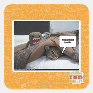 Sticker Carré Je crois que je l'ai perdu