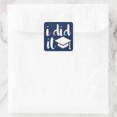 Sticker Carré je l'ai fait (Sac)