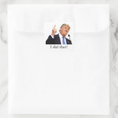 Sticker Carré Je l'ai fait ! (Sac)