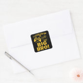 Sticker Carré Je Me Suis Rendu À Big Bro (Enveloppe)