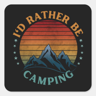 STICKER CARRÉ JE PRÉFÈRE CAMPER