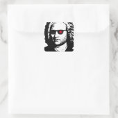 Sticker Carré Je serai Bach (Sac)