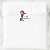 Sticker Carré Je Serai Entendu (Sac)