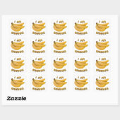 Sticker Carré Je Suis Banane (Feuille)