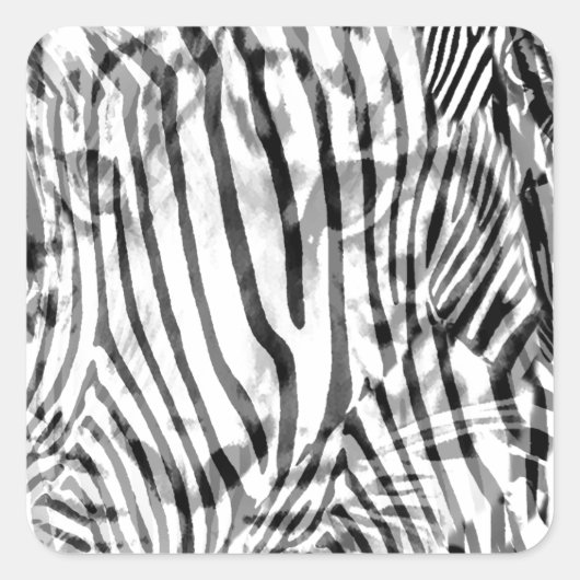 Sticker Carré Je suis conscient_ (Devant)