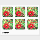 Sticker Carré Je suis content que tu sois dans ma vie (Feuille)