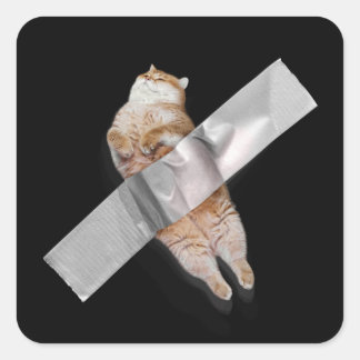 Sticker Carré Je suis la meilleure banane !