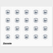 Sticker Carré Je suis le capitaine (Feuille)