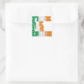 Sticker Carré Je suis soûl St Pats (Sac)