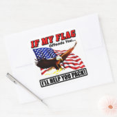 Sticker Carré Je T'Aiderai À Embalayer ! (Enveloppe)