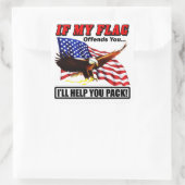 Sticker Carré Je T'Aiderai À Embalayer ! (Sac)