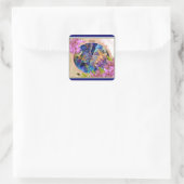 Sticker Carré Je t'aime (Sac)