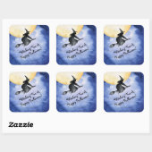 Sticker Carré Je T'Aimerais Un Halloween Heureux (Feuille)