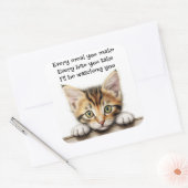 Sticker Carré Je te regarderai (Enveloppe)