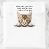 Sticker Carré Je te regarderai (Sac)