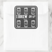 Sticker Carré Je Vous Brûle ? (Sac)