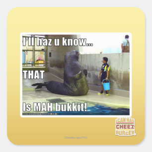 Sticker Carré Je vous le ferai savoir