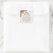 Sticker Carré Jean 1:14 La Parole devint Flesh, Noël (Sac)