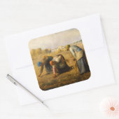 Sticker Carré Jean-François Millet - Les Gleaners (Enveloppe)