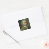 Sticker Carré Jean-Jacques Rousseau (Enveloppe)