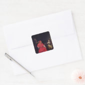 Sticker Carré Jeanne d'Arc et Cardinal de Winchester (Enveloppe)