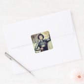 Sticker Carré Jeanne d'Arc (illustration Albert Lynch) (Enveloppe)