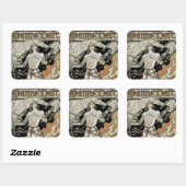 Sticker Carré Jeanne d'Arc ~ Sarah Bernhardt (Feuille)